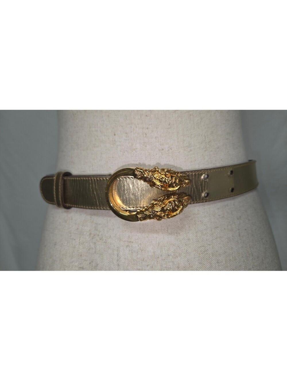 Vintage 80s GUCCI Double Dionysus Belt
